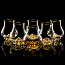 Load image into Gallery viewer, DUJUST Curvaceous Whiskey Glasses Set of 6 (7oz/205ml)