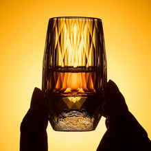 Load image into Gallery viewer, DUJUST Shot Glasses with Diamond Design (1.5oz), Crystal Shot Glass Set Decorated with 24K Gold Leaf Flakes, Luxury Shot Cups, BPA-Free & Lead-Free, Perfect for Décor & Collection - 6 pcs