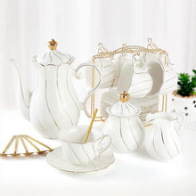 Load image into Gallery viewer, DUJUST 22 pcs White Porcelain Tea Set
