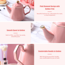 Load image into Gallery viewer, Diamond Design Tea Set of 6