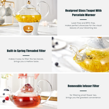 Load image into Gallery viewer, Grey marble tea set of 6