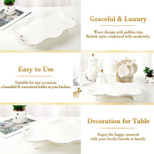 Load image into Gallery viewer, Porcelain Serving Tray with Handles