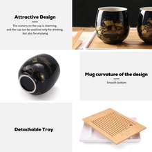 Load image into Gallery viewer, Japanese Tea Set (Black)