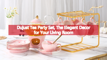 Load image into Gallery viewer, Pink Marble Tea Set of 6