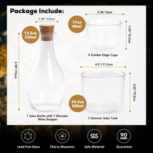 Load image into Gallery viewer, Japanese Sake Set (glass)