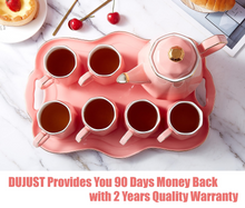 Load image into Gallery viewer, Diamond Design Tea Set of 6