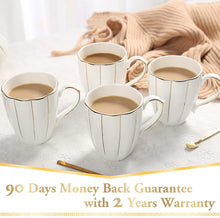 Load image into Gallery viewer, DUJUST Coffee Mug Set of 4(13.5oz)