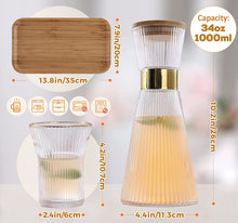 Load image into Gallery viewer, Glass Carafe Set