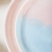 Load image into Gallery viewer, Pastel Pink & Blue Porcelain Dinner Plates of 6