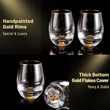 Load image into Gallery viewer, Stemless Wine Glasses Set of 4 (14oz)
