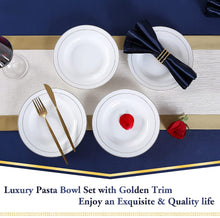 Load image into Gallery viewer, Pasta bowl Set of 4 (8in)