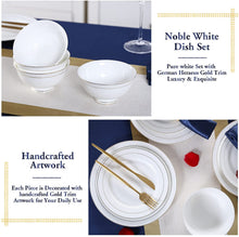 Load image into Gallery viewer, White Rice Bowls Set of 4 (4.5in/10oz)