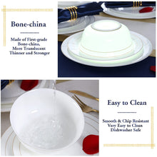 Load image into Gallery viewer, White Rice Bowls Set of 4 (4.5in/10oz)