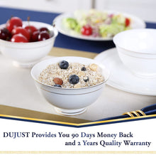 Load image into Gallery viewer, White Rice Bowls Set of 4 (4.5in/10oz)