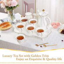 Load image into Gallery viewer, Luxury White Tea Set of 6