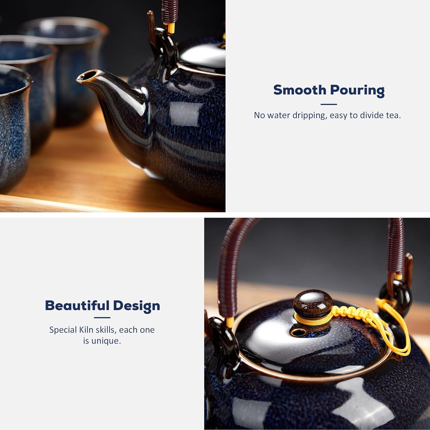 Unique Design Tea Pan Unique Tea Kettle Set