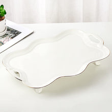 Load image into Gallery viewer, Porcelain Serving Tray with Handles
