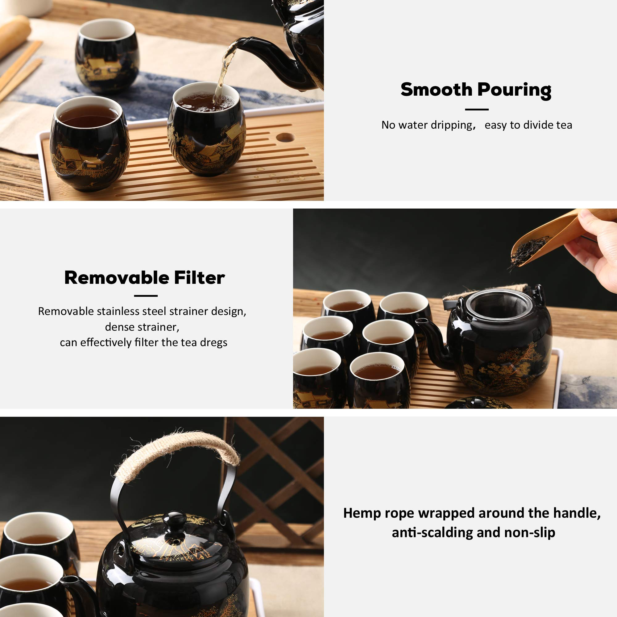 Japanese Tea Set (Black) – dujustware