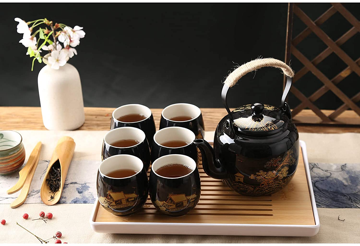 Japanese Tea Set (Black) – dujustware