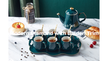 Load image into Gallery viewer, Tea Set of 6 (green)
