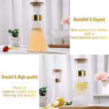 Load image into Gallery viewer, Glass Carafe with Lid (34oz)
