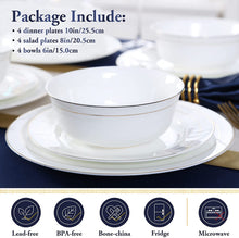 Load image into Gallery viewer, Dinnerware Sets for 4
