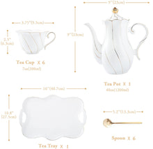 Load image into Gallery viewer, Luxury White Tea Set of 6
